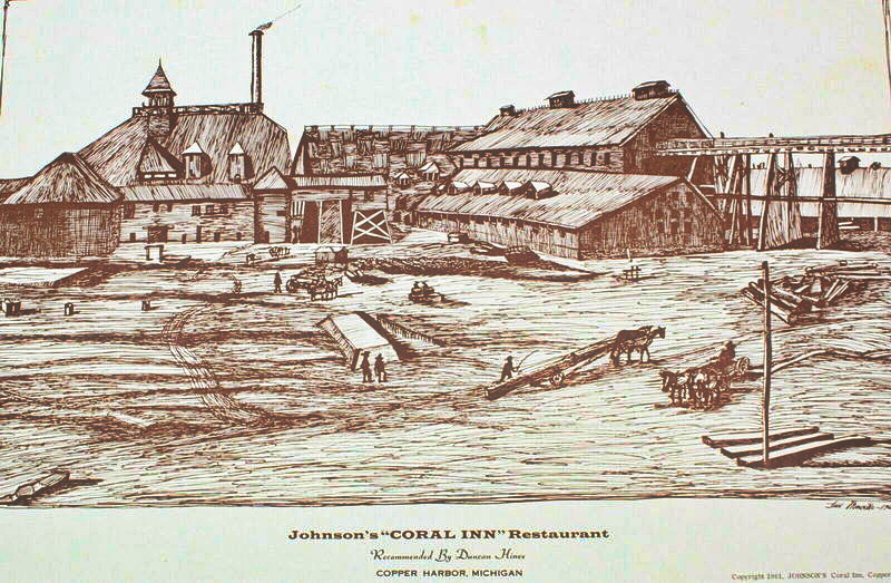 Johnsons Coral Inn Restaurant - Placemat